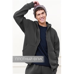Мужская теплая толстовка на флисе Happyfox