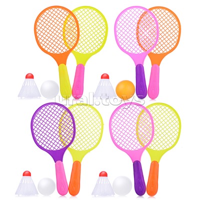 Набор игровых ракеток (2 ракетки, волан, мяч)