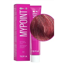 TEFIA Mypoint 5.5 Перманентная крем-краска для волос / Светлый брюнет красный, 60 мл KRISTALLER, 1108783