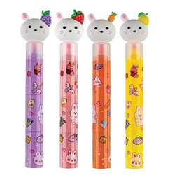 Текстовыделитель 1-5мм сегментный "КОТЫ" 3in1 скошенный наконечник, ассорти 80431 Centrum