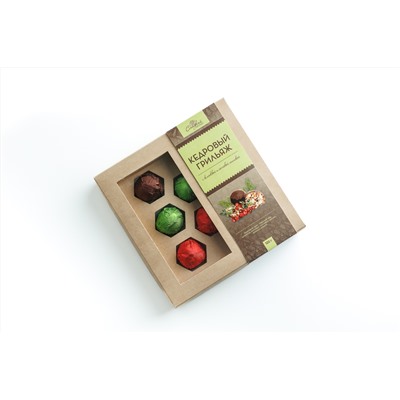 Кедровый грильяж с Клюквой и Сосновой шишкой / 120 гр / ТМ Сладкий аромат