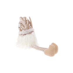 Фигура текстиль «Гном лосяш» 33 см, 1 LED, от батареек AG10×3, свечение тёплое белое