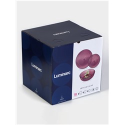 Столовый сервиз Luminarc «Идиллия», 18 предметов, стекло, лилак