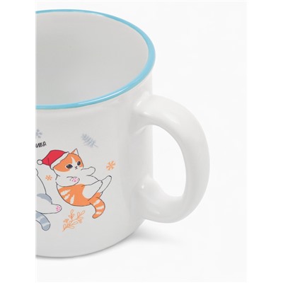 Кружка чайная новогодняя «Замурчательного праздника», 530 мл