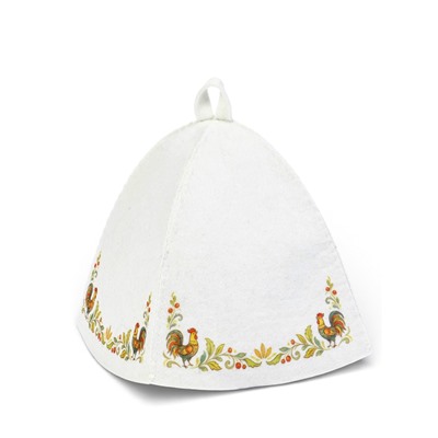 Шапка для бани и сауны «Банька по-русски», полиэфир, шерсть