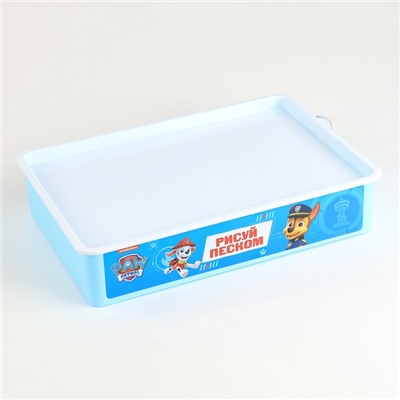 Планшет для рисования песком «Щенячий патруль», 27×39 см, песок 1 кг, наклейки, набор для творчества