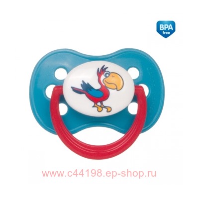 КАНПОЛ (CANPOL BABIES) СОСКА-ПУСТЫШКА ЛАТЕКС ANIMALS 6-18МЕС/БИРЮЗОВЫЙ ( с хранения, срок годности не ограничен)