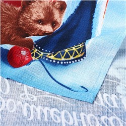 Набор новогодних полотенец «Доляна» Волшебного Нового года 35×60 см-3штуки,100% хлопок, вафельное полотно