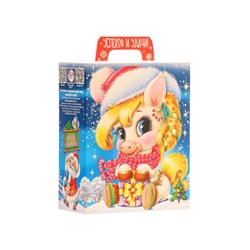 Сладкий новогодний подарок «Оливия и Оливер», с игрой и анимацией, детский, 700 г