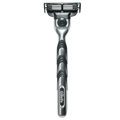 Станок для бритья Dʤɪˈlett МАК-3 (+1 кассета), Ручка МЕТАЛЛ (без розничной упаковки) (Оригинал)