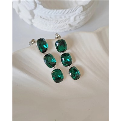 Серьги с кристаллами Swarovski