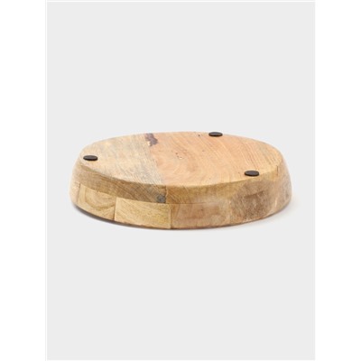 Блюдо «Пряник», 25×25×5 см, дерево манго