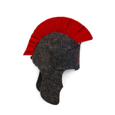 Шапка для бани и сауны «Гладиатор», полиэфир 70%, шерсть 30%