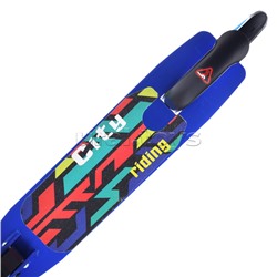 Самокат 2-х кол., синий, PU/ 200 мм, ABEC 7, в коробке