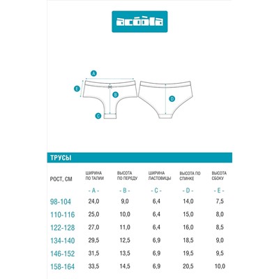 Трусы ACOOLA, 1039415
