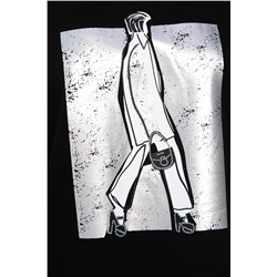 Блуза Фауст (черная) Б14202-20М