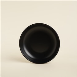 Салатники SL Home «Дарк», 1.2 л, d=18.5 см, набор 2 шт., фарфор, чёрные