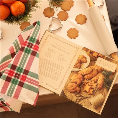 Полотенце «Этель» Holiday decoration, 40×73 см, хлопок 100%, репс 210 г/м²