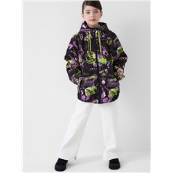 Брюки текстильные джинсовые для девочек