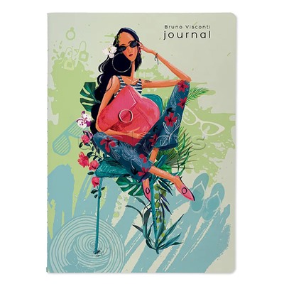 Тетрадь 60л. клетка "Дама на Багамах"