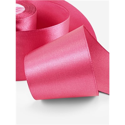 Лента атласная, 50 мм × 23±1 м, малиново-красная №134