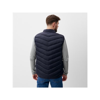 Жилет мужской на молнии MIST, размер 56, синий