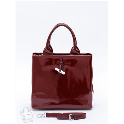 Сумка женская кожаная 5768P claret Polina&Eiterou