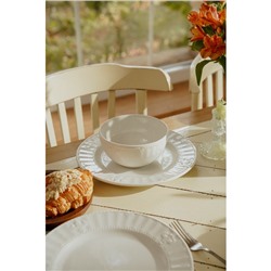 Тарелки SL Home «Винтаж фрэнч», d=27 см, набор 2 шт., фарфор, белые