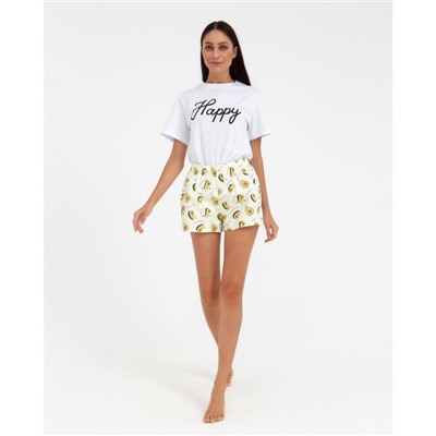 Шорты женские KAFTAN Avocado, размер 40-42, белые