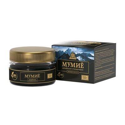 Мумие очищенное Алтайский Нектар цельное 50 гр. ПЭТ