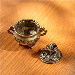 Курильница для благовоний, подставка для конусов TAKE IT EASY «Проснувшийся дракон», 5.5×3.7 см