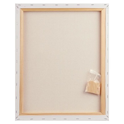 Холст на подрамнике «Гамма. Студия», хлопок 100%, 40×50×1.8 см, акриловый грунт, мелкозернистый, 280 г/м²