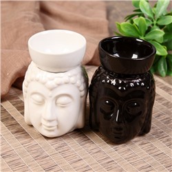 Аромалампа для эфирных масел «Будда с чашей на голове», керамика, 11.5×8×9 см, МИКС