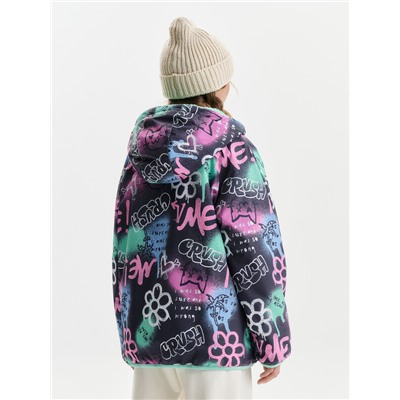 Двусторонняя ветровка для девочек