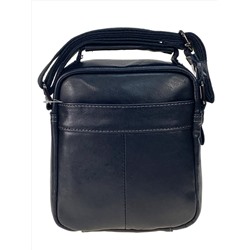 Мужская сумка из натуральной кожи, цвет черный