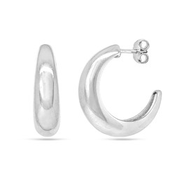 Серьги из серебра без вставки, OZ650044