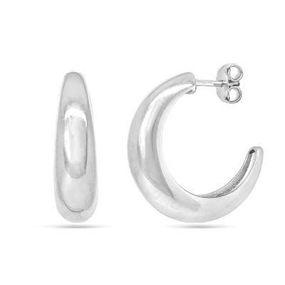 Серьги из серебра без вставки, OZ650044
