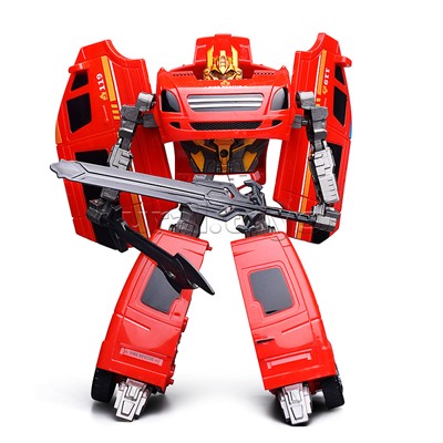 Робот трансформирующийся в машину скорой помощи, в коробке