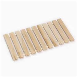 Трапик для бани и сауны, 103×49×3 см, деревянный