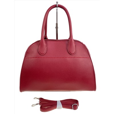 Женская сумка из натуральной кожи, цвет  красный