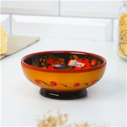 Розетка дерево хохлома, 10×4 см