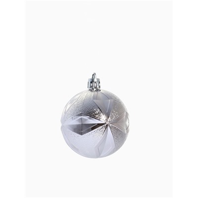 Ёлочные игрушки «Пироженки», шары новогодние, набор 12 шт., d=6 см, розовый