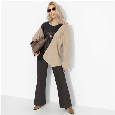 Лонгслив с асимметричным низом, Сердце к сердцу