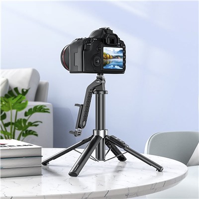 Трипод-монопод Hoco K21 Stream aluminum (black)