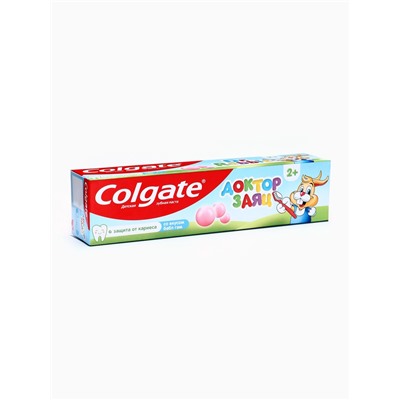 Детская зубная паста Colgate «Доктор Заяц», со вкусом жвачки, 66 мл