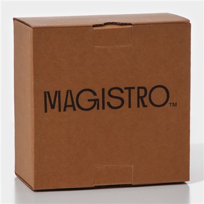 Ваза для фруктов Magistro «Фейверк», 350 мл, 15×7.5 см, стекло, прозрачная