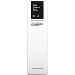 Cosrx, BHA Blackhead Power Liquid, лосьон для проблемной кожи с BHA, 100 мл (3,38 жидк. унции)