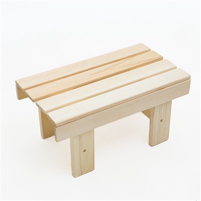 Лавка деревянная из липы «Добропаровъ» 60×30×30 см, для бани