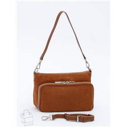 Сумка женская кожаная 8200PEF brown Polina&Eiterou  в Новосибирске