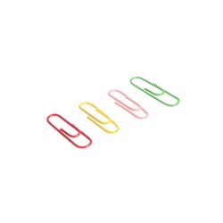 Скрепки канцелярские GLOBUS, 28 мм, 70 шт., цветные, МИКС